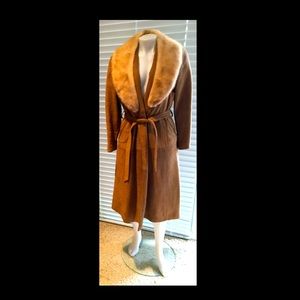 Boho Vintage Leather Coat - Fabulous!